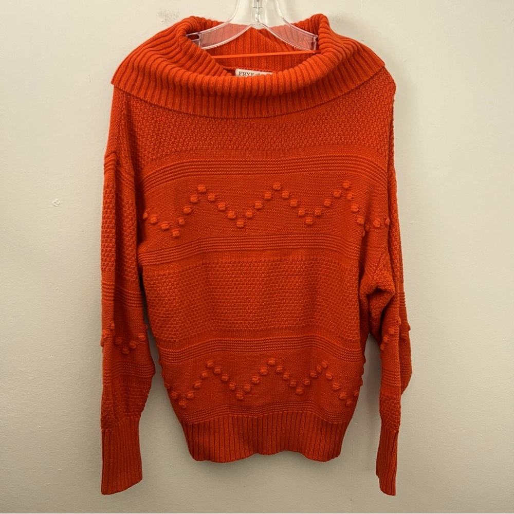 Frye and Co Bauble Cowl Neck Sweater